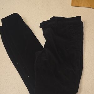 Black Velvet Pants